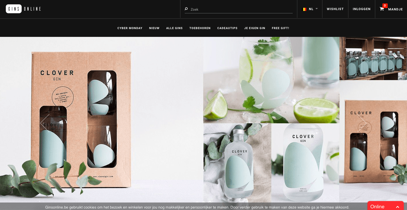 screenshot Ginsonline NL 1