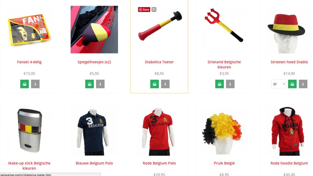 Belgoshop screenshot 1