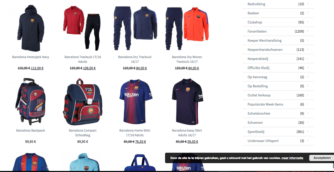 Football Store screenshot 1