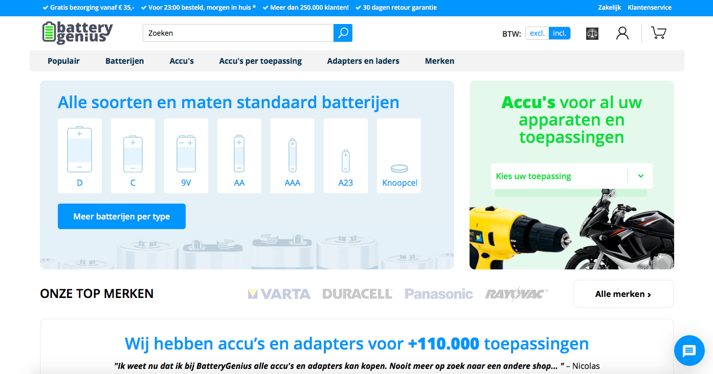 screenshot BatteryGenius NL 1