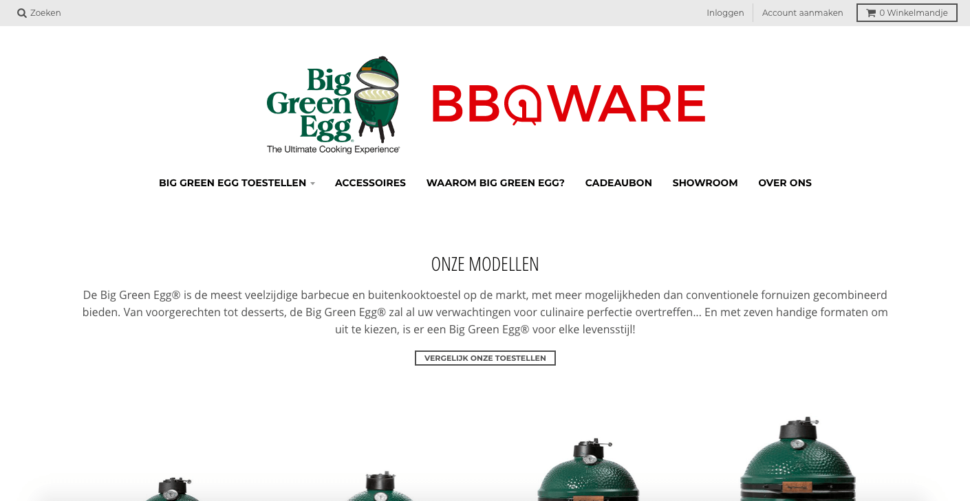 screenshot Big Green Egg BBQ NL 1