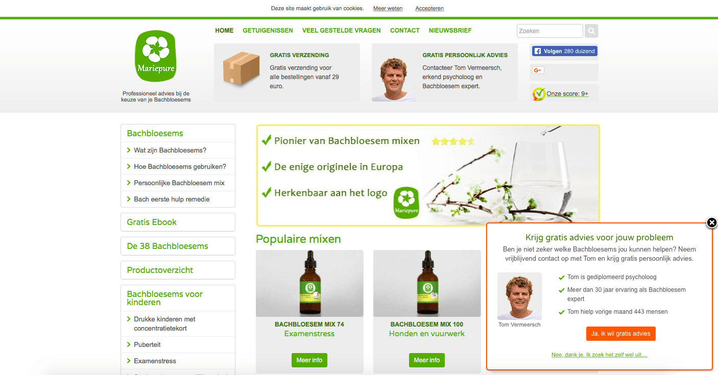 screenshot Mariepure NL 1