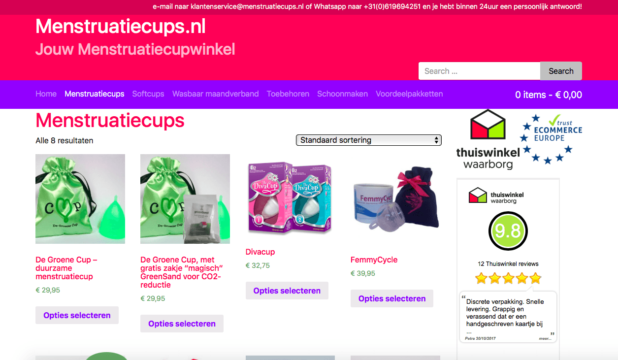 screenshot menstruatiecups.nl 2 NL