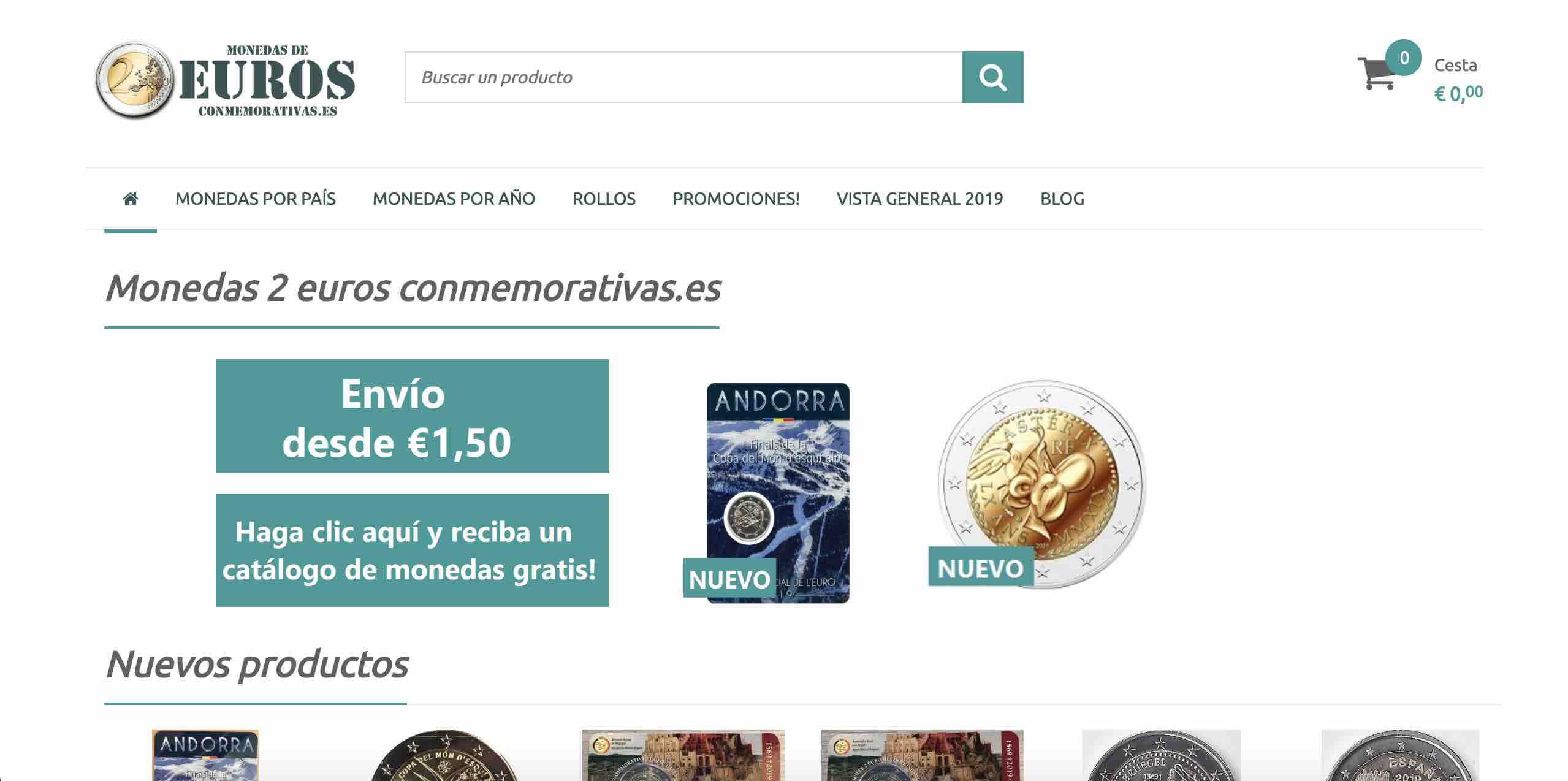 Schermafbeelding monedas2eurosconmemorativas.es 1