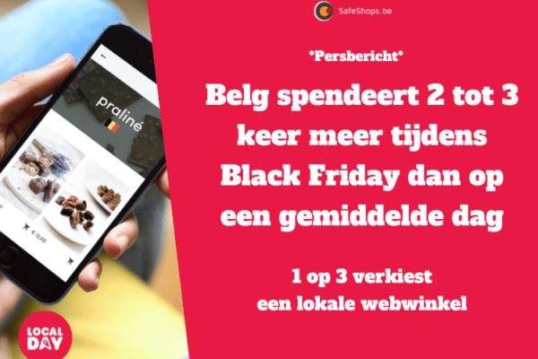 Persbericht: Belg spendeert 2 tot 3 keer meer tijdens Black Friday dan op een gemiddelde dag